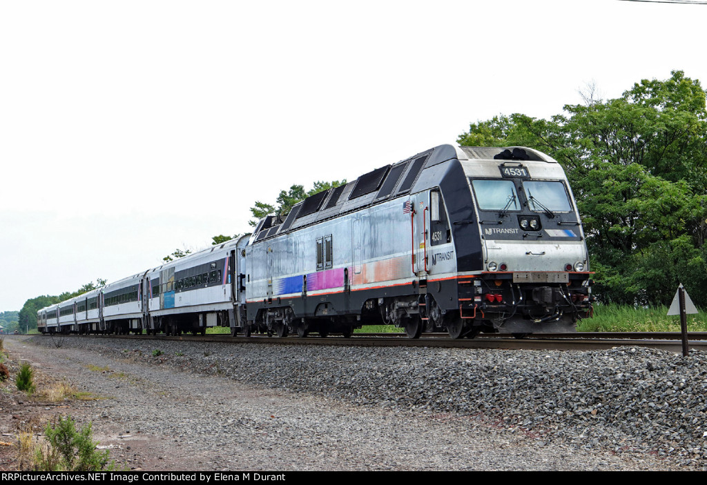 NJT 4531 on train 5514